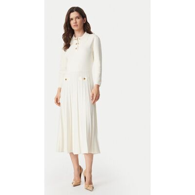 MICHAEL Michael Kors Sukienka dzianinowa MT683J3BFD Kremowy Slim Fit L Kremowy Damskie MICHAEL Michael Kors Sukienka dzianinowa MT683J3BFD Kremowy Slim Fit L Kremowy Damskie