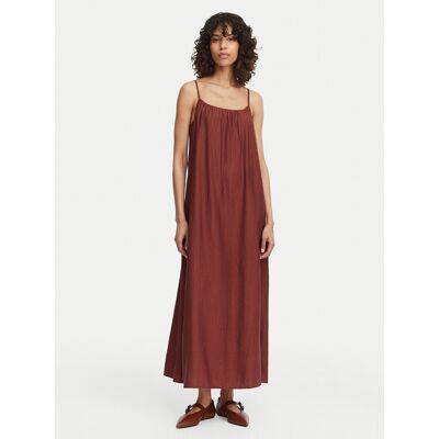 Vero Moda Sukienka letnia Vira 10340738 Brązowy Relaxed Fit M Brązowy Damskie Vero Moda Sukienka letnia Vira 10340738 Brązowy Relaxed Fit M Brązowy Damskie