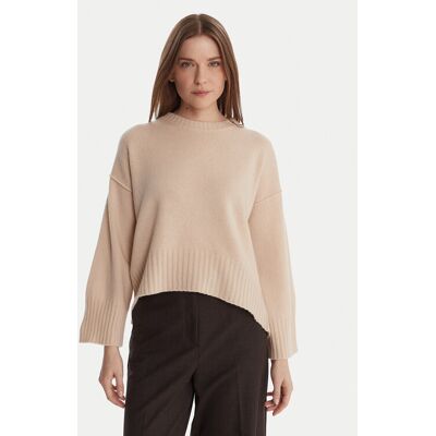 Marella Sweter Amelia 2523366305 Beżowy Loose Fit S Beżowy Damskie Marella Sweter Amelia 2523366305 Beżowy Loose Fit S Beżowy Damskie