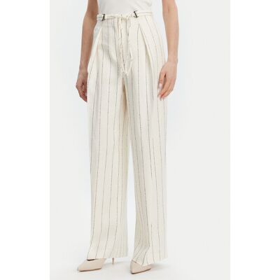 Boss Spodnie materiałowe Tiana5 50538216 Beżowy Relaxed Fit 38 Beżowy Damskie Boss Spodnie materiałowe Tiana5 50538216 Beżowy Relaxed Fit 38 Beżowy Damskie