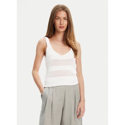 United Colors Of Benetton Top 1898DH018 Biały Relaxed Fit L Biały Damskie United Colors Of Benetton Top 1898DH018 Biały Relaxed Fit L Biały Damskie