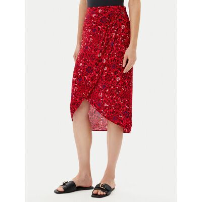 Pepe Jeans Spódnica midi Clau PL901199 Czerwony Slim Fit L Czerwony Damskie Pepe Jeans Spódnica midi Clau PL901199 Czerwony Slim Fit L Czerwony Damskie