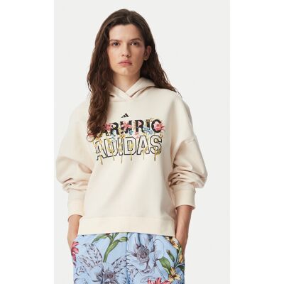 Adidas Bluza Farm Rio Hoodie KR0253 Kremowy Regular Fit XS Kremowy Damskie Adidas Bluza Farm Rio Hoodie KR0253 Kremowy Regular Fit XS Kremowy Damskie