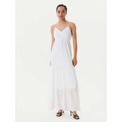 Morgan Sukienka letnia 242-ROUBI Biały Loose Fit 44 Biały Damskie Morgan Sukienka letnia 242-ROUBI Biały Loose Fit 44 Biały Damskie