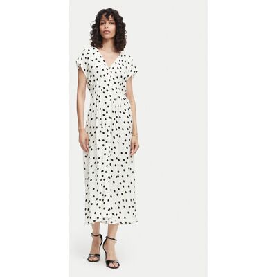 Vero Moda Sukienka letnia Elisa 10348019 Biały Regular Fit M Biały Damskie Vero Moda Sukienka letnia Elisa 10348019 Biały Regular Fit M Biały Damskie