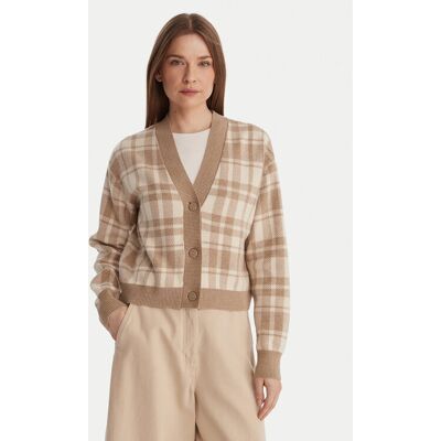 Vero Moda Kardigan Gold Art 10332210 Beżowy Regular Fit S Beżowy Damskie Vero Moda Kardigan Gold Art 10332210 Beżowy Regular Fit S Beżowy Damskie