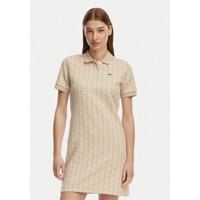 Lacoste Sukienka codzienna EF2655 Beżowy jasny Slim Fit 40 Beżowy jasny Damskie Lacoste Sukienka codzienna EF2655 Beżowy jasny Slim Fit 40 Beżowy jasny Damskie
