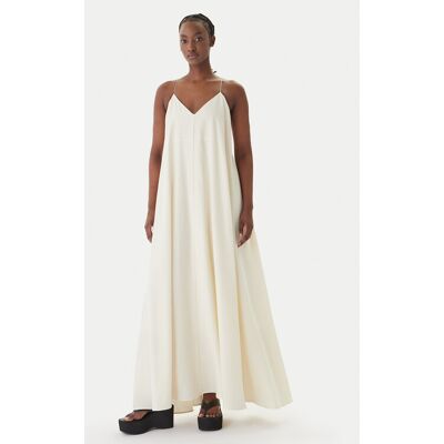 Eleh Sukienka letnia SS260102 Écru Regular Fit 40 Kremowy Damskie Eleh Sukienka letnia SS260102 Écru Regular Fit 40 Kremowy Damskie