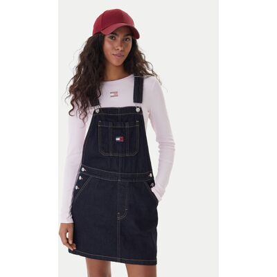 Tommy Jeans Sukienka jeansowa DW0DW22555 Granatowy Regular Fit XS Granatowy Damskie Tommy Jeans Sukienka jeansowa DW0DW22555 Granatowy Regular Fit XS Granatowy Damskie