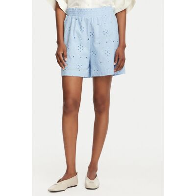 Vero Moda Szorty materiałowe Eliza 10346709 Niebieski jasny Regular Fit XS Niebieski jasny Damskie Vero Moda Szorty materiałowe Eliza 10346709 Niebieski jasny Regular Fit XS Niebieski jasny Damskie