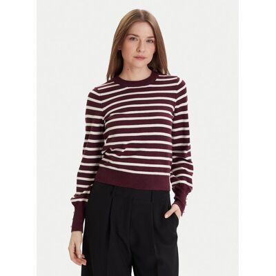 Vero Moda Sweter Happy 10336333 Fioletowy Regular Fit XS Fioletowy Damskie Vero Moda Sweter Happy 10336333 Fioletowy Regular Fit XS Fioletowy Damskie