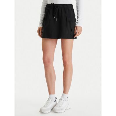 Calvin Klein Jeans Spódnica mini Monogram LV047B268G Czarny Regular Fit L Czarny Damskie Calvin Klein Jeans Spódnica mini Monogram LV047B268G Czarny Regular Fit L Czarny Damskie