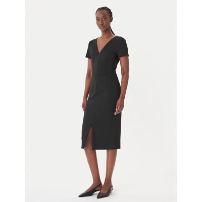 HUGO Sukienka koktajlowa Kalamara-3 50533641 Czarny Slim Fit 36 Czarny Damskie HUGO Sukienka koktajlowa Kalamara-3 50533641 Czarny Slim Fit 36 Czarny Damskie