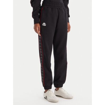 Kappa Spodnie dresowe Banda Adina 311M8HW Czarny Regular Fit XS Czarny Damskie Kappa Spodnie dresowe Banda Adina 311M8HW Czarny Regular Fit XS Czarny Damskie