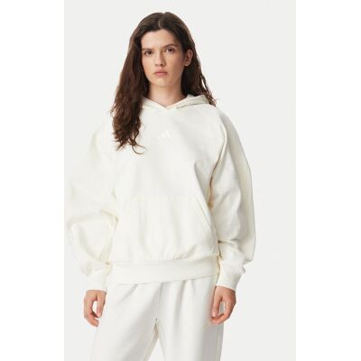 Adidas Bluza Kit Small Logo Hoodie KV9792 Kremowy Regular Fit XS Kremowy Damskie Adidas Bluza Kit Small Logo Hoodie KV9792 Kremowy Regular Fit XS Kremowy Damskie
