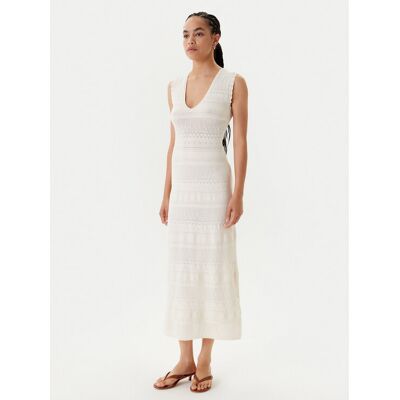 Morgan Sukienka dzianinowa 242-RMALISA Beżowy Slim Fit XL Beżowy Damskie Morgan Sukienka dzianinowa 242-RMALISA Beżowy Slim Fit XL Beżowy Damskie