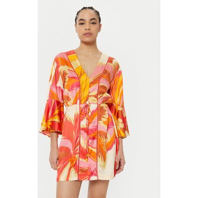 Maaji Sukienka letnia Jungle Palm PT2472CPO007 Pomarańczowy Regular Fit M Pomarańczowy Damskie Maaji Sukienka letnia Jungle Palm PT2472CPO007 Pomarańczowy Regular Fit M Pomarańczowy Damskie