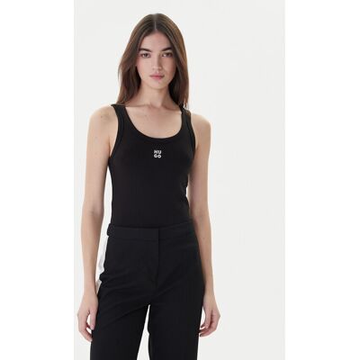 Hugo Top Datamia 50514489 Czarny Slim Fit XXL Czarny Damskie Hugo Top Datamia 50514489 Czarny Slim Fit XXL Czarny Damskie