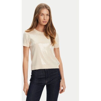 Guess Sweter W5YR21 Z3E70 Écru Regular Fit XXL Kremowy Damskie Guess Sweter W5YR21 Z3E70 Écru Regular Fit XXL Kremowy Damskie