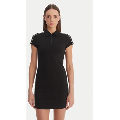 Klein Sukienka codzienna Calvin Klein-Lv047E213G Ub1 LV047E213G Czarny Slim Fit M Czarny Damskie Klein Sukienka codzienna Calvin Klein-Lv047E213G Ub1 LV047E213G Czarny Slim Fit M Czarny Damskie