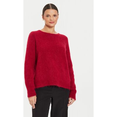 Kontatto Sweter 3M0229 AI253M10 Czerwony Relaxed Fit NOSIZE Czerwony Damskie Kontatto Sweter 3M0229 AI253M10 Czerwony Relaxed Fit NOSIZE Czerwony Damskie