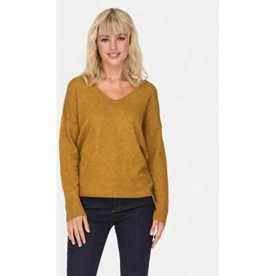 ONLY Sweter Rica 15224360 Pomarańczowy Regular Fit S Pomarańczowy Damskie ONLY Sweter Rica 15224360 Pomarańczowy Regular Fit S Pomarańczowy Damskie