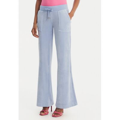 Juicy Couture Spodnie dresowe Layla JCSEBJ001 Błękitny Flared Leg XXS Niebieski jasny Damskie Juicy Couture Spodnie dresowe Layla JCSEBJ001 Błękitny Flared Leg XXS Niebieski jasny Damskie