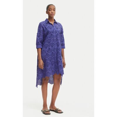 Iconique Sukienka letnia Ella IC26-082 Fioletowy Relaxed Fit S Fioletowy Damskie Iconique Sukienka letnia Ella IC26-082 Fioletowy Relaxed Fit S Fioletowy Damskie