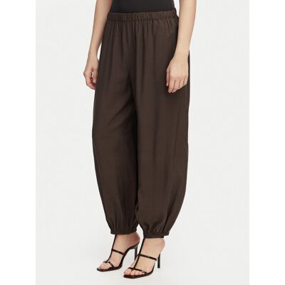 ONLY Spodnie materiałowe Scarly 15380514 Brązowy Relaxed Fit XS Brązowy Damskie ONLY Spodnie materiałowe Scarly 15380514 Brązowy Relaxed Fit XS Brązowy Damskie