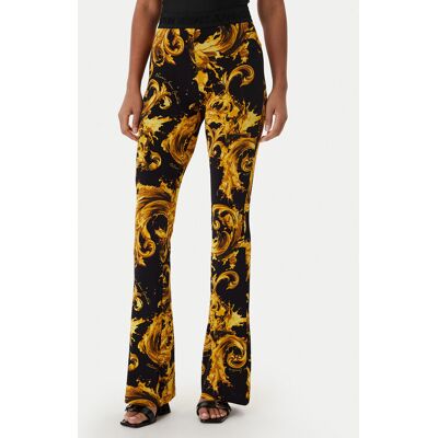 Versace Jeans Couture Legginsy 80HAC107 JS533 Czarny Flare Fit 40 Czarny Damskie Versace Jeans Couture Legginsy 80HAC107 JS533 Czarny Flare Fit 40 Czarny Damskie