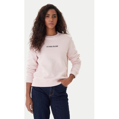Guess Jeans Bluza W4YQ10 KC811 Różowy Classic Fit XS Różowy Damskie Guess Jeans Bluza W4YQ10 KC811 Różowy Classic Fit XS Różowy Damskie