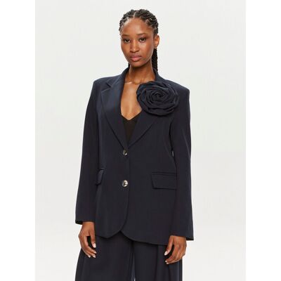 Maryley Marynarka 24EB202/43BL Granatowy Regular Fit XS Granatowy Damskie Maryley Marynarka 24EB202/43BL Granatowy Regular Fit XS Granatowy Damskie