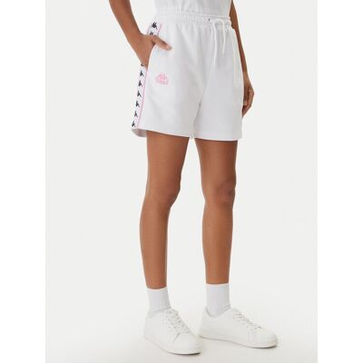 Kappa Szorty sportowe Banda Ivissa 361R6NW Biały Regular Fit L Biały Damskie Kappa Szorty sportowe Banda Ivissa 361R6NW Biały Regular Fit L Biały Damskie