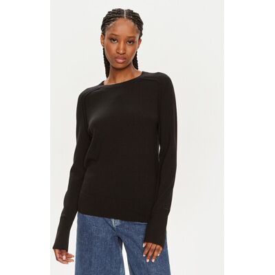 Calvin Klein Sweter K20K207575 Czarny Regular Fit XS Czarny Damskie Calvin Klein Sweter K20K207575 Czarny Regular Fit XS Czarny Damskie
