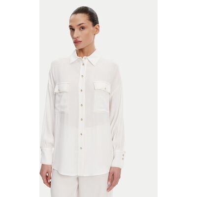 ACCESS FASHION Koszula 53-7006-394 Biały Relaxed Fit M_L Biały Damskie ACCESS FASHION Koszula 53-7006-394 Biały Relaxed Fit M_L Biały Damskie