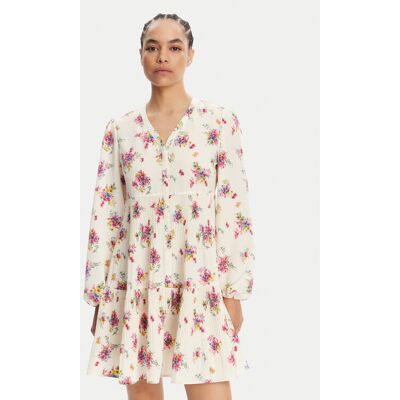 Liu Jo Sukienka codzienna WA5168 T3786 Écru Relaxed Fit 38 Kremowy Damskie Liu Jo Sukienka codzienna WA5168 T3786 Écru Relaxed Fit 38 Kremowy Damskie