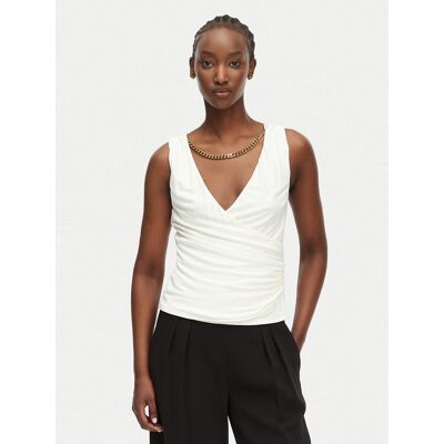 Marciano Guess Top G6GP11 K3617 Kremowy Slim Fit L Kremowy Damskie Marciano Guess Top G6GP11 K3617 Kremowy Slim Fit L Kremowy Damskie