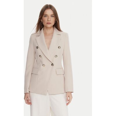 Maryley Marynarka 25IB139/43LA Beżowy Regular Fit S Beżowy Damskie Maryley Marynarka 25IB139/43LA Beżowy Regular Fit S Beżowy Damskie
