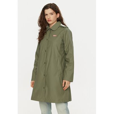 Hunter Kurtka przeciwdeszczowa Benja HARW0020242 Zielony Regular Fit XS Zielony Damskie Hunter Kurtka przeciwdeszczowa Benja HARW0020242 Zielony Regular Fit XS Zielony Damskie