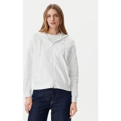 Tommy Jeans Bluza Flag DW0DW19729 Biały Regular Fit XS Biały Damskie Tommy Jeans Bluza Flag DW0DW19729 Biały Regular Fit XS Biały Damskie