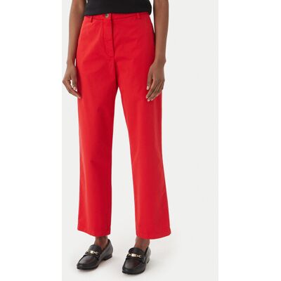 Tommy Hilfiger Chinosy WW0WW49647 Czerwony Slim Fit 40 Czerwony Damskie Tommy Hilfiger Chinosy WW0WW49647 Czerwony Slim Fit 40 Czerwony Damskie
