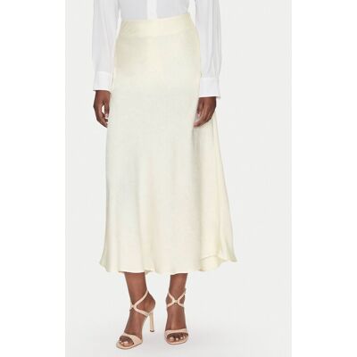 Fransa Spódnica maxi 20615436 Kremowy Regular Fit XXL Kremowy Damskie Fransa Spódnica maxi 20615436 Kremowy Regular Fit XXL Kremowy Damskie