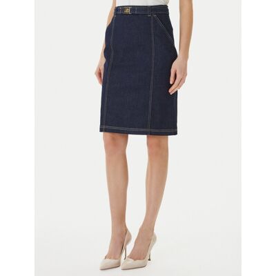 Luisa Spagnoli Spódnica jeansowa Tennista 542818 Granatowy Slim Fit 46 Granatowy Damskie Luisa Spagnoli Spódnica jeansowa Tennista 542818 Granatowy Slim Fit 46 Granatowy Damskie