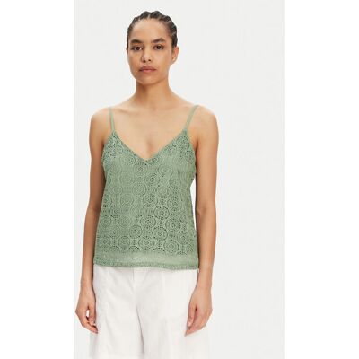 Vero Moda Top Maya 10325031 Zielony Regular Fit L Zielony Damskie Vero Moda Top Maya 10325031 Zielony Regular Fit L Zielony Damskie