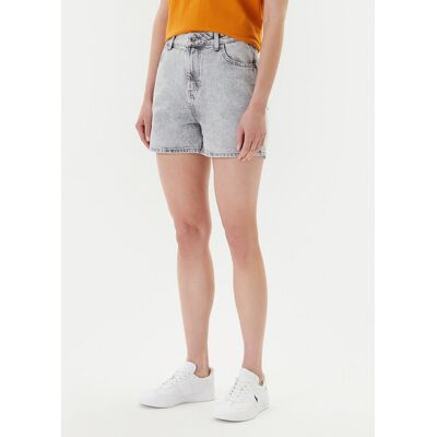 Mustang Szorty jeansowe Charlotte 1016558 Szary Mom Fit 31 Szary Damskie Mustang Szorty jeansowe Charlotte 1016558 Szary Mom Fit 31 Szary Damskie