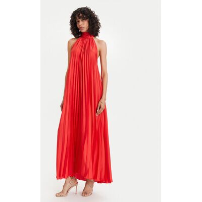 ACCESS FASHION Sukienka wieczorowa 63-3316-357 Czerwony Relaxed Fit M_L Czerwony Damskie ACCESS FASHION Sukienka wieczorowa 63-3316-357 Czerwony Relaxed Fit M_L Czerwony Damskie