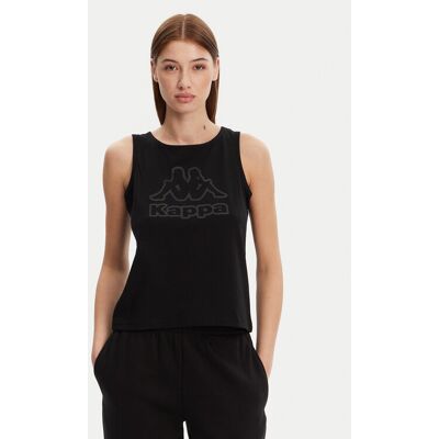 Kappa Top Logo Gria 382129W Czarny Regular Fit M Czarny Damskie Kappa Top Logo Gria 382129W Czarny Regular Fit M Czarny Damskie