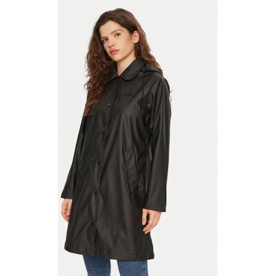 Hunter Kurtka przeciwdeszczowa Benja HARW0020242 Czarny Regular Fit XS Czarny Damskie Hunter Kurtka przeciwdeszczowa Benja HARW0020242 Czarny Regular Fit XS Czarny Damskie