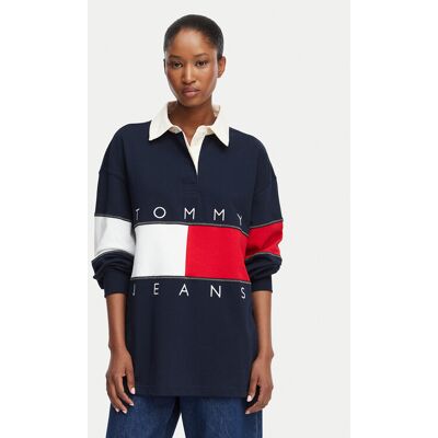 Tommy Jeans Bluza Tjw Ovs DW0DW22827 Granatowy Oversize M Granatowy Damskie Tommy Jeans Bluza Tjw Ovs DW0DW22827 Granatowy Oversize M Granatowy Damskie