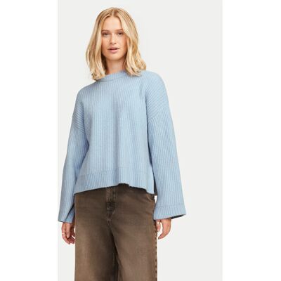 JJXX Sweter Sigga 12255358 Błękitny Relaxed Fit M Niebieski jasny Damskie JJXX Sweter Sigga 12255358 Błękitny Relaxed Fit M Niebieski jasny Damskie